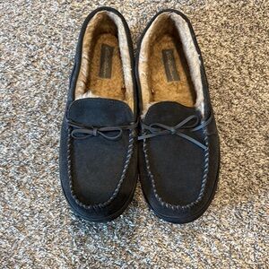 Eddie Bauer Gray Moccasin Loafers Slip-Ons XL 11/12